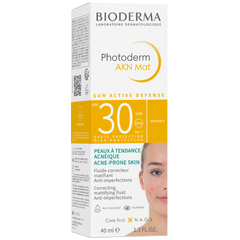 Bioderma Photoderm AKN Mat SPF 30 Mattifying Sunscreen Fluid