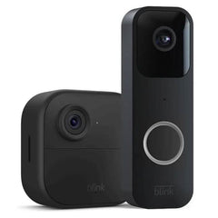 Blink Video Doorbell + 1 Outdoor 4 smart security camera (4th Gen) with Sync Module 2 (Refurbished)