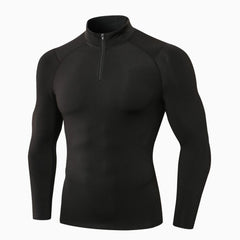 Mens Zip-up Lightweight Stand-collar Long-sleeve