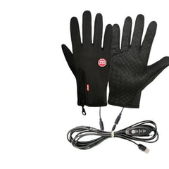 Fleece-lined Touchscreen Cycling Gloves