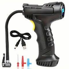 Compact Lightweight Rechargeable Air Pump, Compressors & Inflators with Lithium-Ion Battery