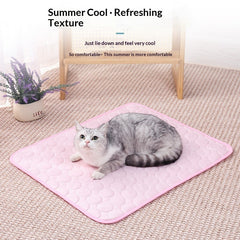 Pet Sofa Cooling Ice Silk Pad Temperature Lowering Sleeping Mat