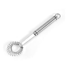 Spring Coil Whisk Egg Beater Stainless Steel Egg Frothier Milk Blender Kitchen Utensils for Whisking Beating Stirring Hand Held Sauce Stirrer Frothier Kitchen Gadget Tool