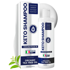Anti Dandruff Shampoo Sulfate Free Shampoo Medicated Anti Fungal Shampoo For Itchy Flaky Dry Scalp Hair Growth Folliculitis Treatment Seborrheic Dermatitis Shampoo with Tea Tree Oil