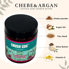 Chebe+ Argan Hair Butter for Hair Growth, 250g