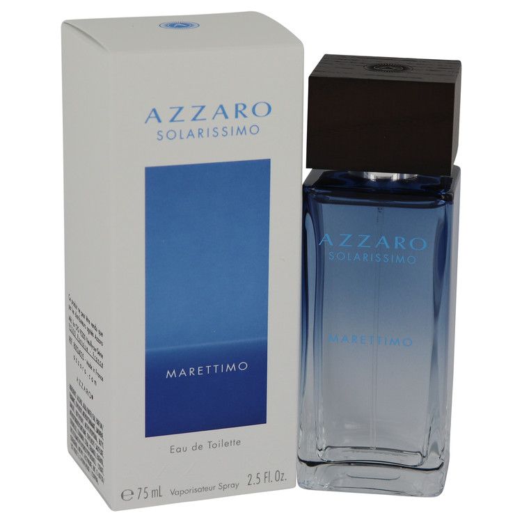 Azzaro Solarissimo Marettimo Eau de Toilette Spray 2.5 oz bottle and box for men.