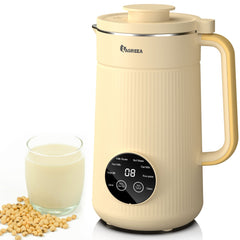 IAGREEA Nut Milk Maker, 35oz Nut/Oat/Almond/Soya/Vegan Juice Beverages Machine - Plant Based Cow Milk Machine Maker, F ood-G rade Stainless Steel Milk Blender, Self-Cleaning