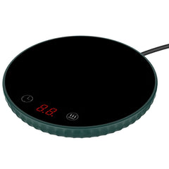 Desktop Electric Cup Warmer 8Hours Auto Off Overheating Protection Smart Timer Setting 2 Temperature Levels Ceramic Heating Panel For Office Home