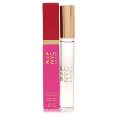 SJP NYC Crush rollerball perfume for women, 0.33 oz size with pink packaging by Sarah Jessica Parker.