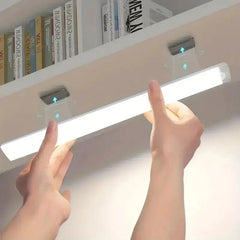 Led Human Body Induction Magnetic Suction Cabinet Strip Small Induction Night Lamp USB Charging Cabinet Induction Light Bar