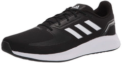 adidas Mens Runfalcon 2.0 Running Shoe Black/White/Grey 11