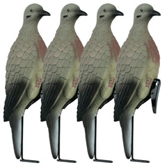 Lucky Duck Clip on Dove Decoys with Stake 4 Count
