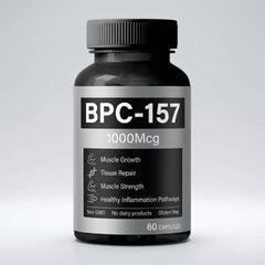 157 Capsules, 60 Count, Black Bottle With Black Cap