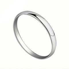 Elegant and Charming S925 Silver Wedding Band Ring
