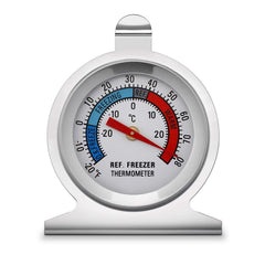 KT THERMO Dial Refrigerator Thermometer with Instant Read2-Inch Stainless Steel Freezer Thermometer