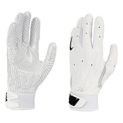 Nike D-Tack 7.0 Lineman Football Gloves (White | White | Black XX-Large)