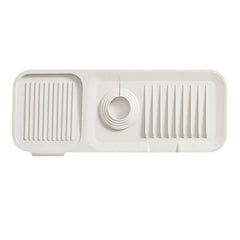 Faucet Splash Mat Sink Tray Water Drainage Pad Sponge Soap Holder