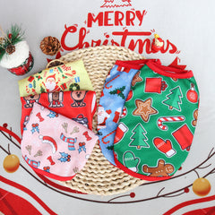 Christmas Limited Edition Cat And Dog Clothing Vest For Small Pete Short Style Non Shedding