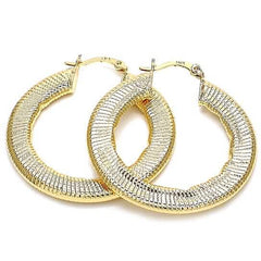 Gold Filled Flat Hoop Earrings