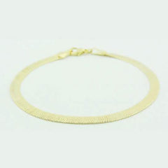 Gold Filled Herringbone 7.5 Inch Bracelet