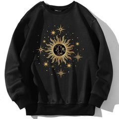 Graphic Print Thermal Sweatshirt