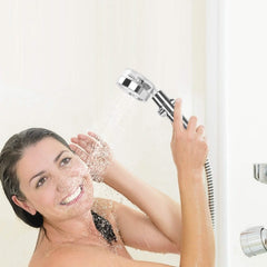 High Pressure Shower Head 360° Rotating Water Saving Handheld Shower Head