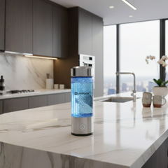 Hydrogen Glass Bottle