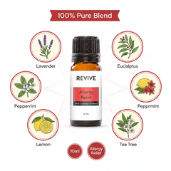 Mélange d'huiles essentielles 100 % pures Revive Allergy Relief 10ml
