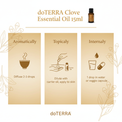 Huile essentielle de clou de girofle doTERRA 15ml (0.5 fl. oz.)
