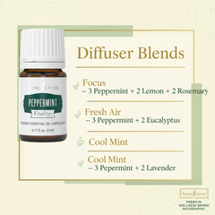 Young Living Peppermint Vitality Essential Oil Supplement 5ml