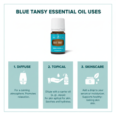Huile essentielle premium de tanaisie bleue Young Living | 5 mL
