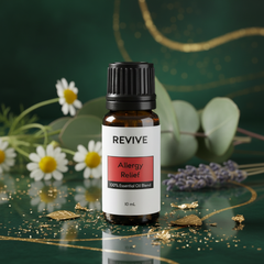 Mélange d'huiles essentielles 100 % pures Revive Allergy Relief 10ml
