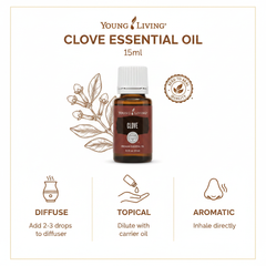 Young Living Clove Essential Oil – 15ml (0.5 fl. oz.)