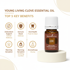 Huile essentielle de clou de girofle Young Living – 5ml (0.17 fl. oz.)