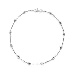 Italian Sterling Silver 10" Anklets