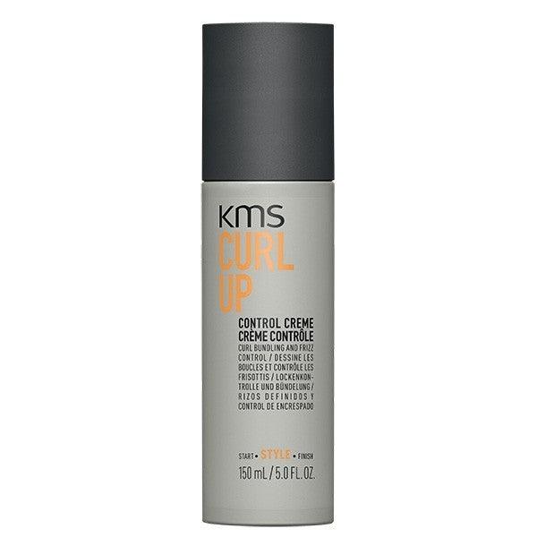 KMS Curl Up Control Creme 5oz for curl control creme for frizz, shapes and calms curls, reduces frizz for 72 hours.