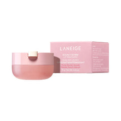 Laneige lip treatment for hydrated lips in a pink jar with box