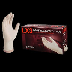 Ammex LATEX GLOVE BOX MEDIUM 100PC/BOX(LX344100)