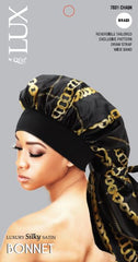 Qfitt Lux Silk Pattern Bonnet Braid, Color Butterfly