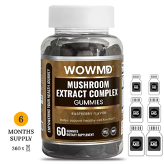Gummies au complexe d’extraits de champignons