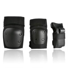 Odoland Knee and Elbow Waist Pads for Cycling, Skating, Mini Biking Riding Adjustable Size