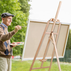 Painting Easel Stand Wooden Inclinable A Frame Tripod