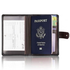 Passport Holder with Vaccination Card Protector