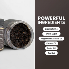 Peppermint Coffee Scrub