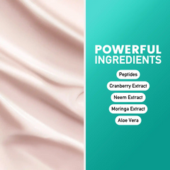 Close-up of WOW MD LLC Peptide Moisturizer jar with fresh ingredients, highlighting its facial skincare benefits and creamy texture.