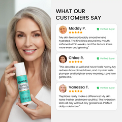 Peptide Moisturizer facial care product by WOW MD LLC, featuring a sleek jar of hydrating cream for glowing skin.