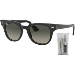 Ray-Ban RB2168 METEOR Sunglasses For Men For Women+ BUNDLE with Designer iWear Eyewear Care Kit (Refurbished)