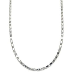 Rhodium Filled High Polish Finish Basic Necklace