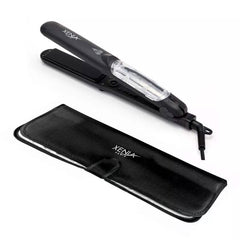 Silk Steam 1.25" Ceramic Steamer Flat Iron with Protective Heat Station Mat