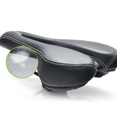 Soft Leather Hollow Bicycle Saddle Seat